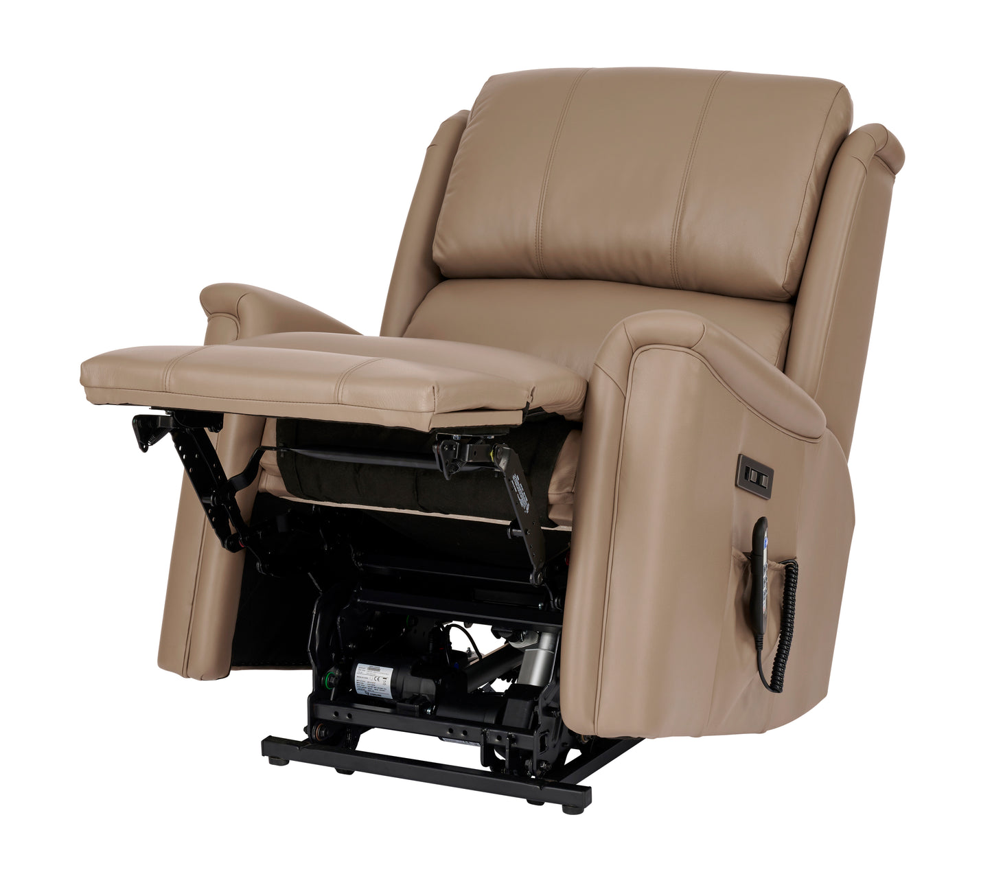 Celebrity Farndon Single Motor Rise And Recliner Leather Armchair VAT FREE
