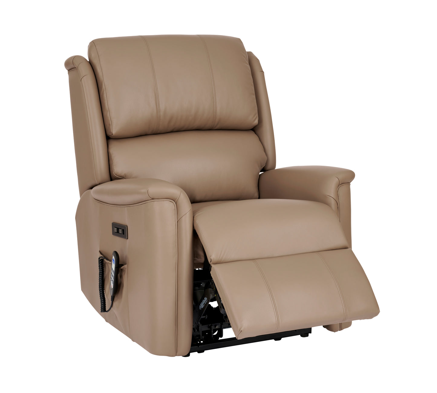 Celebrity Farndon Manual Recliner With Swivel Option Leather Armchair