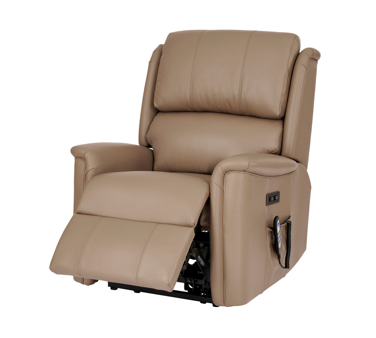 Celebrity Farndon Manual Recliner With Swivel Option Leather Armchair