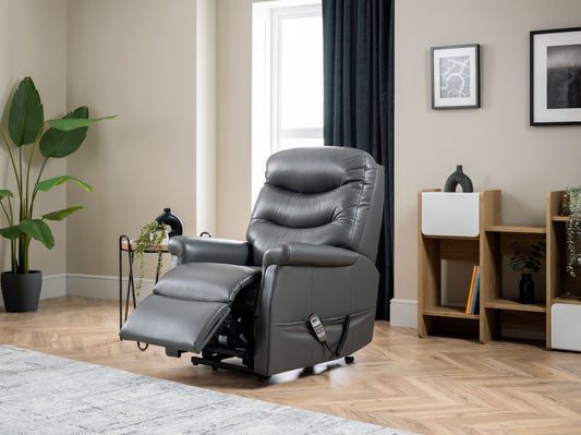 Celebrity Hollingwell Manual Recliner With Swivel Option Leather Armchair