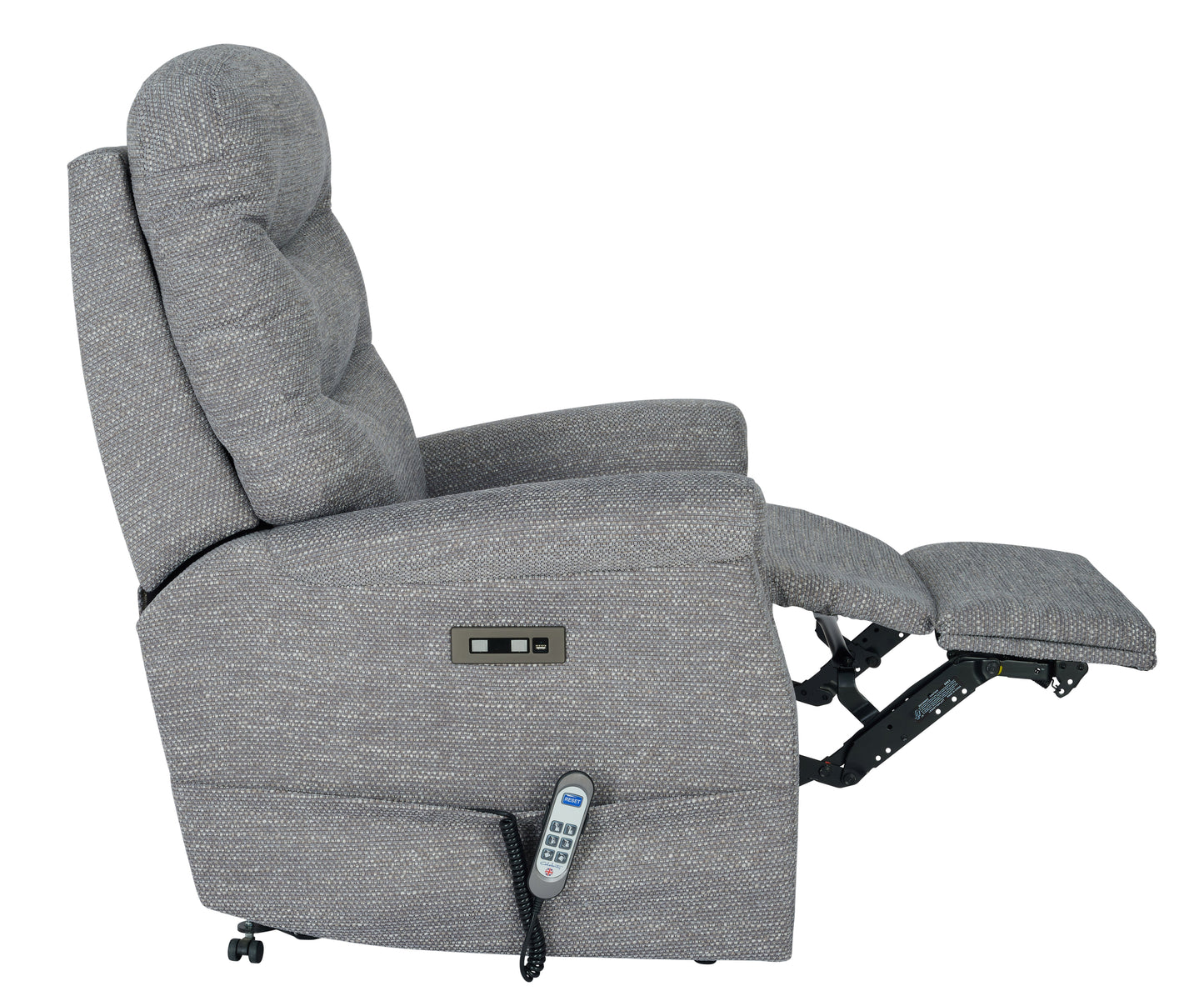 Celebrity Hollingwell Electric Powered Recliner Fabric Armchair With Mammoth Foam & Lumbar & Headrest Adjustment Option