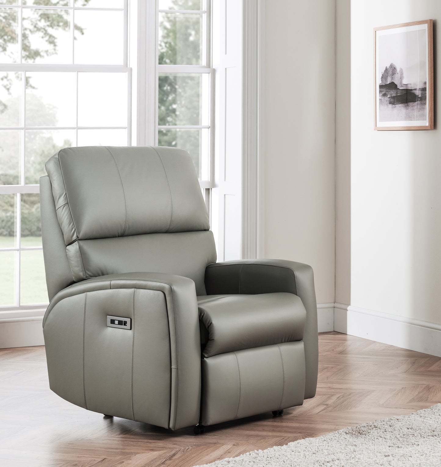 Celebrity Southwell Cloud Zero Triple Motor Rise And Recliner Leather Armchair With Lumbar & Headrest Adjustment Option VAT FREE