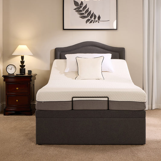 Pearl Motion Divan Adjustable Bed With A Gel Pro 4000 Pocket Sprung Medium Firm Feel Mattress VAT FREE
