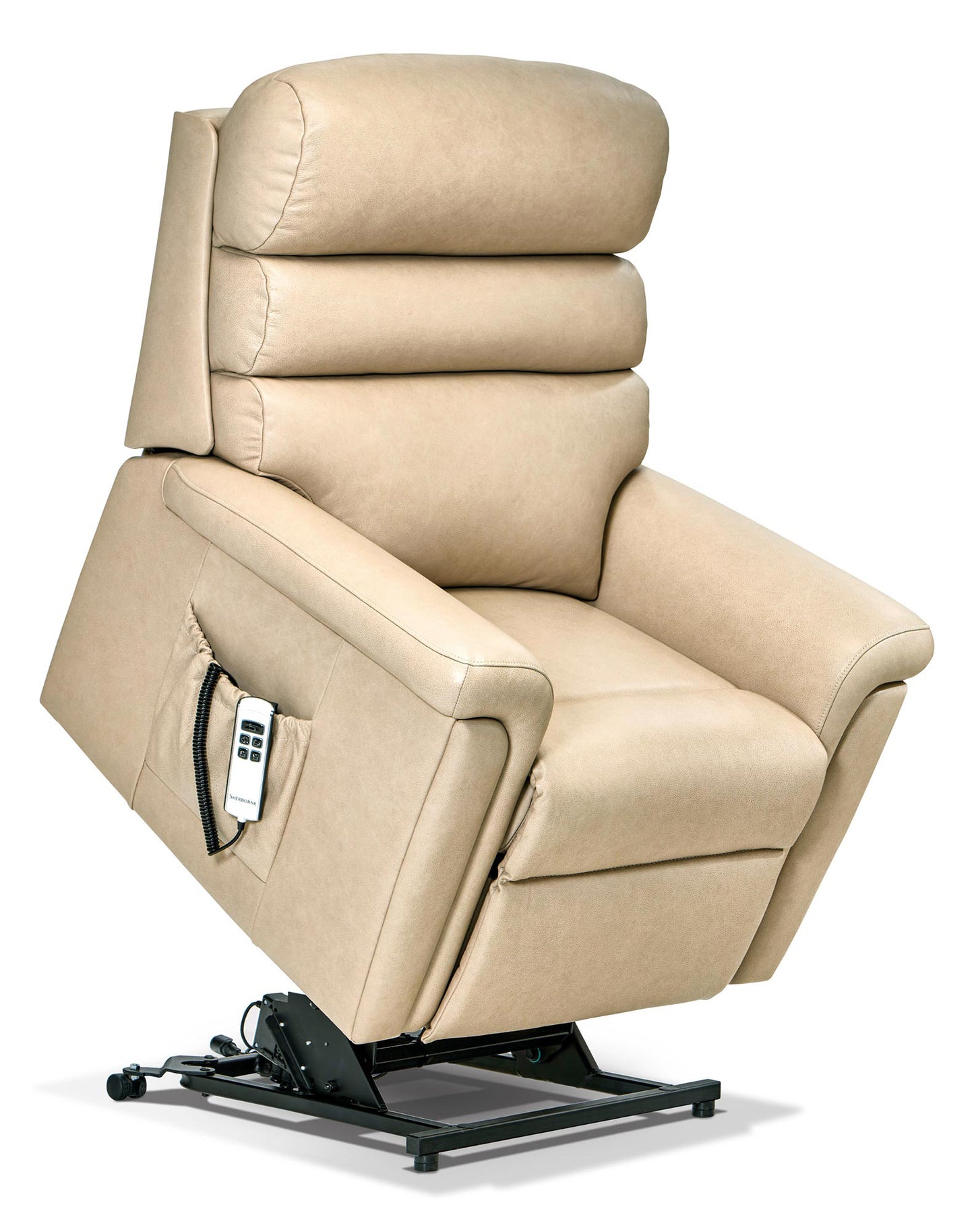 Sherborne Comfi-Sit Cloud Comfort Triple Motor Leather Riser Recliner Armchair With Lumbar Or Headrest Adjustment Option VAT FREE