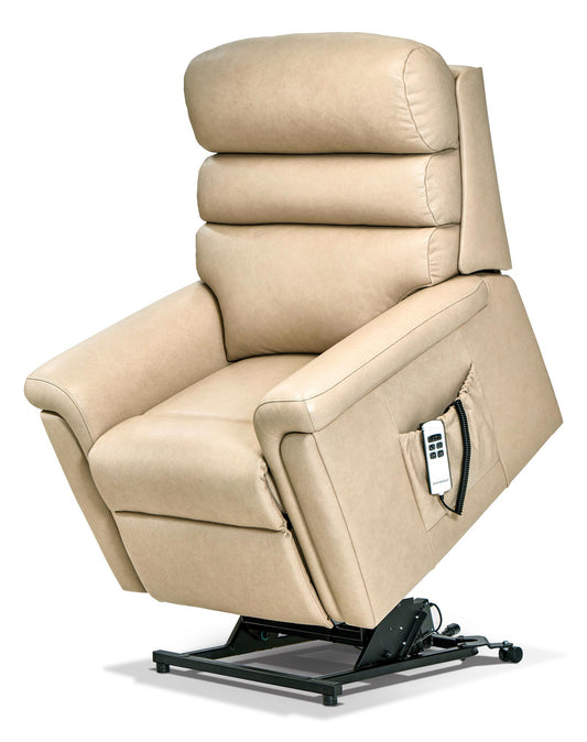 Sherborne Comfi-Sit Cloud Comfort Triple Motor Leather Riser Recliner Armchair With Lumbar Or Headrest Adjustment Option VAT FREE