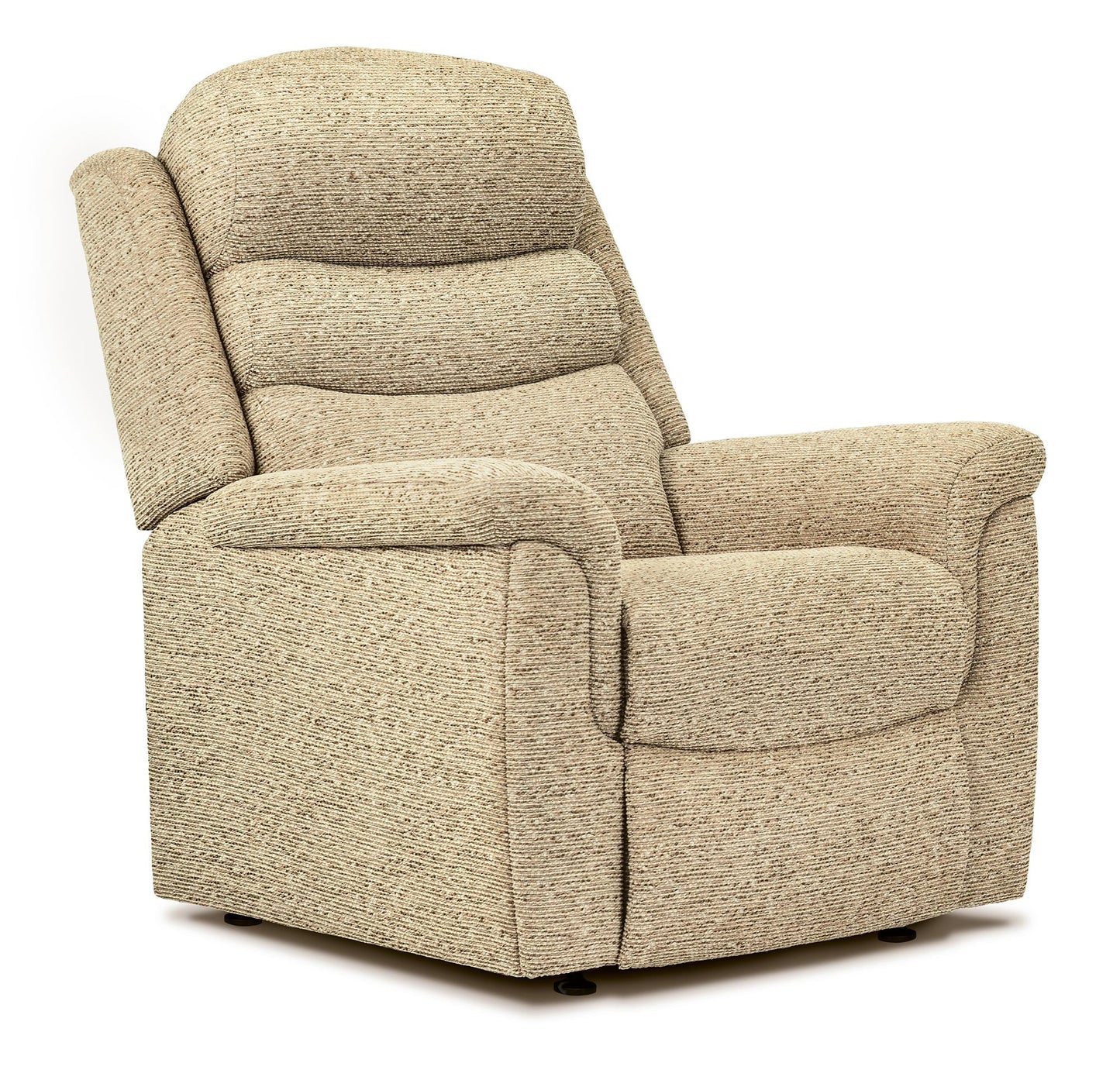 Sherborne Leyburn Electric Powered Fabric Recliner Armchair With Headrest Adjustment Option