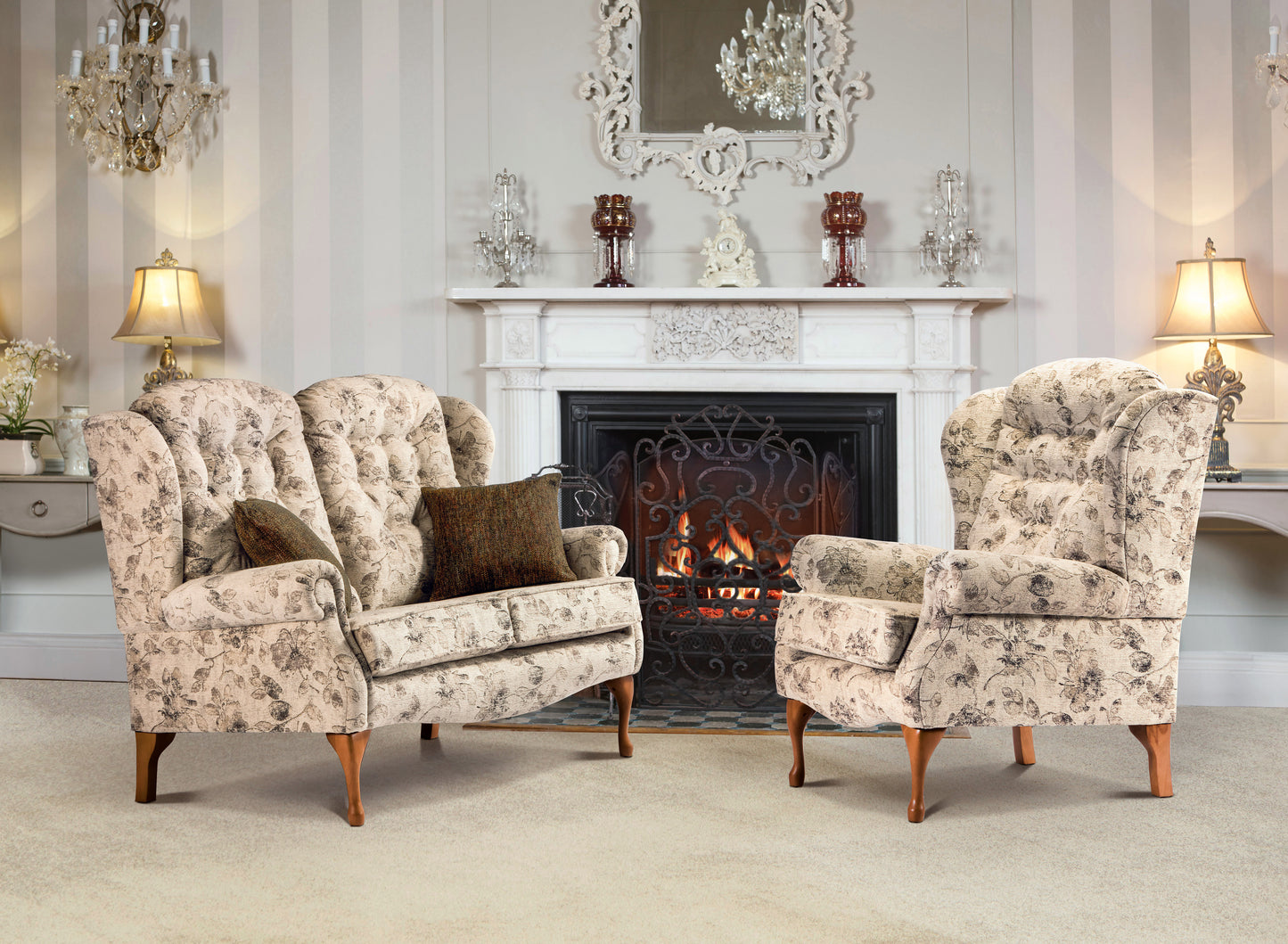Sherborne Lynton Fabric Fireside Chair
