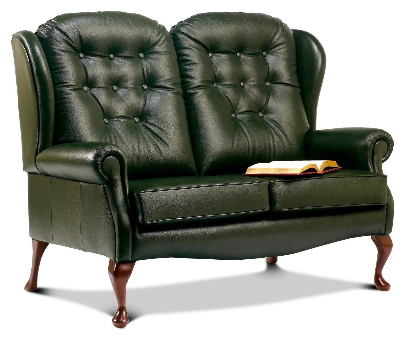 Sherborne Lynton Leather Fireside Two Seater Sofa