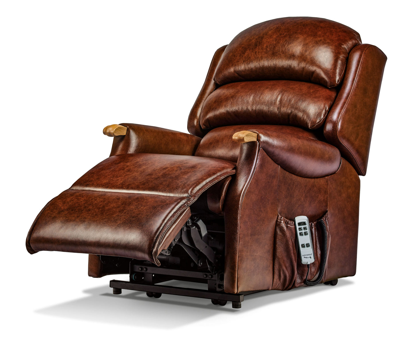Sherborne Malham Cloud Comfort Triple Motor Leather Rise And Recliner Armchair VAT FREE