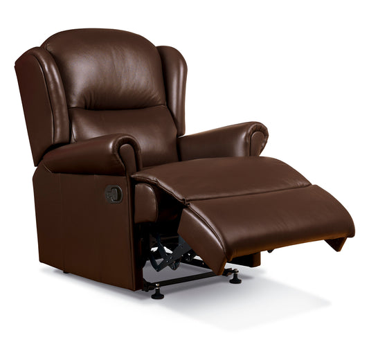 Sherborne Malvern Manual Recliner Leather Armchair