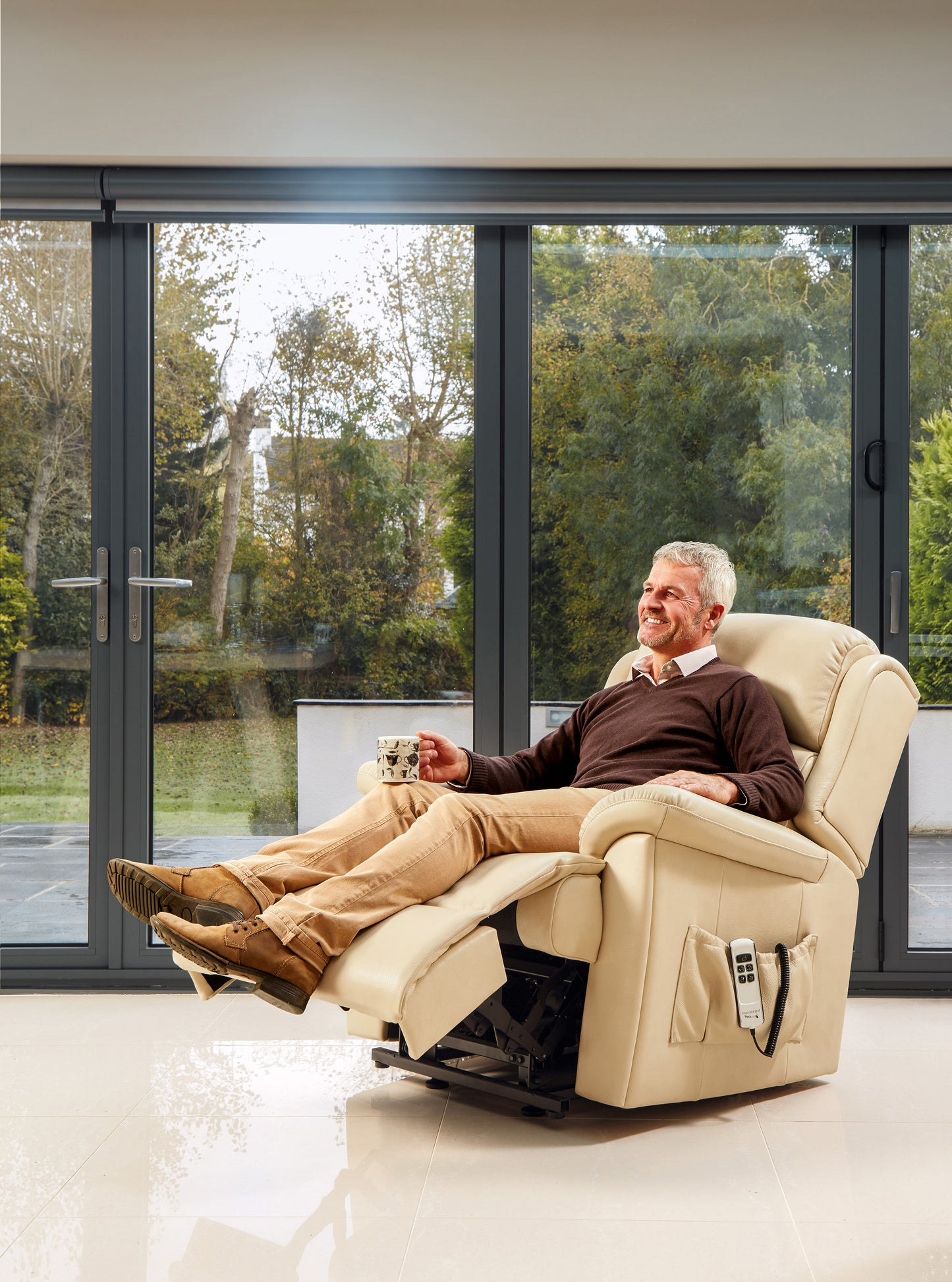 Sherborne Olivia Electric Recliner Leather Armchair