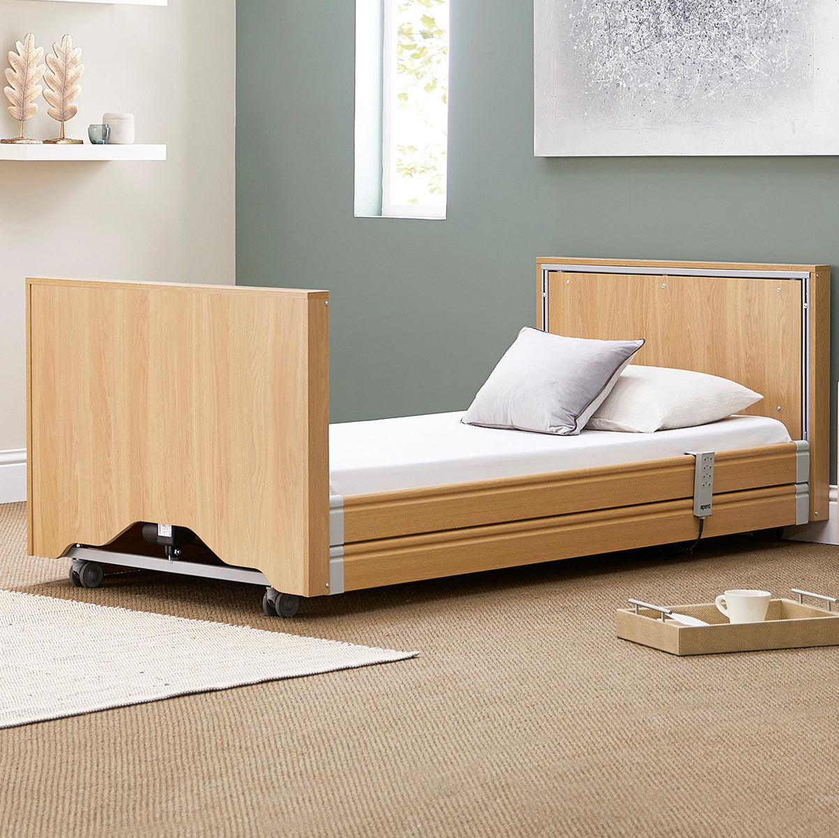 Profiling High Low Home Care Classic Low 3ft Single Adjustable Bed VAT FREE