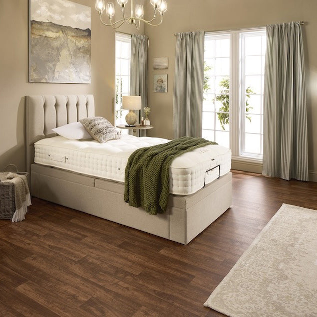 Coral Motion Divan Adjustable Bed With A Mallow Pocket Sprung Medium Firm Feel Mattress VAT FREE