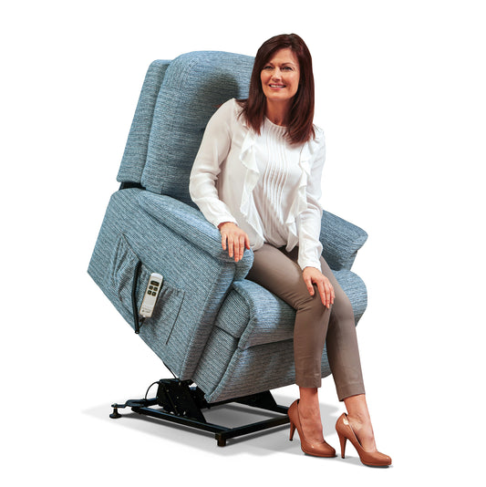 Sherborne Keswick Dual Motor Fabric Rise And Recliner Armchair VAT FREE