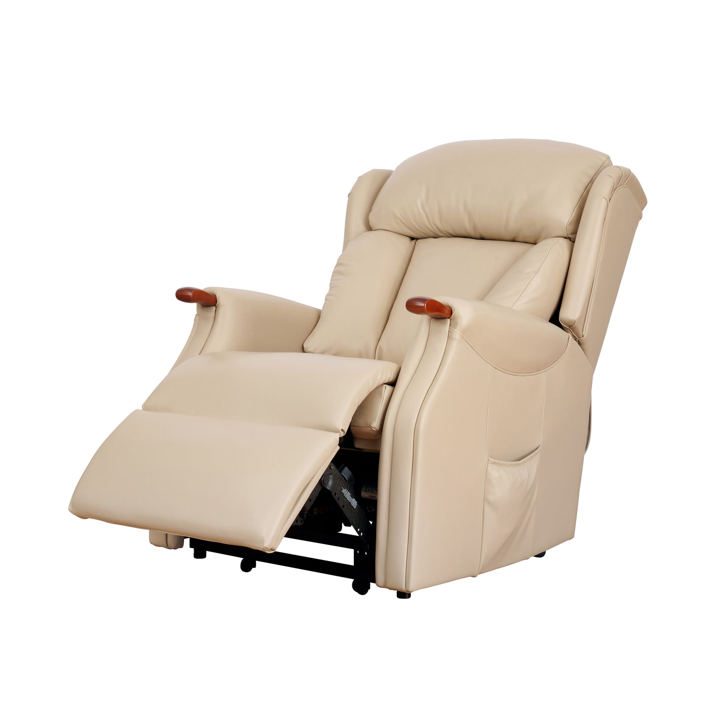 Celebrity Canterbury Electric Powered Recliner Leather Armchair With Lumbar & Headrest Adjustment Option