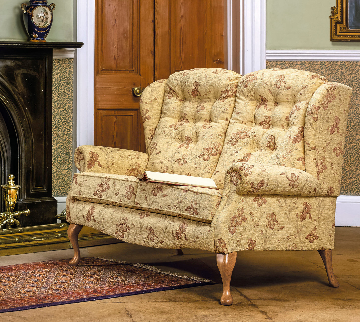 Sherborne Lynton Fabric Fireside Two Seater Sofa